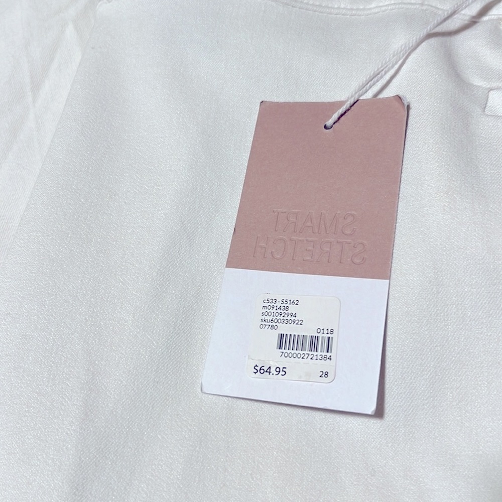 New Lane Bryant Women's Allie Smart Stretch Crop - Scalloped Hem Size 28 NWT - Picture 4 of 5